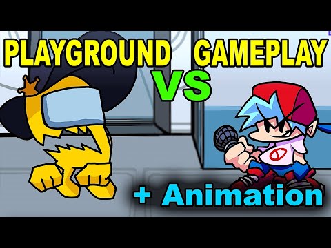 FNF Playground Vs Gameplay | Sheriff Impostor + Animation