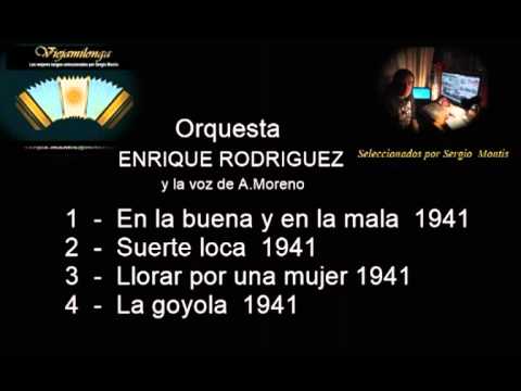 Tanda 14 ENRIQUE RODRIGUEZ y la voz de Armando Moreno Tango - Viejamilonga