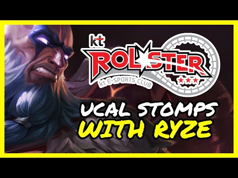 UCAL STOMPS WITH RYZE | KT FAN CHANNEL | RYZE VS IRELIA | CHALLENGER KOREA | LEAGUE OF LEGENDS