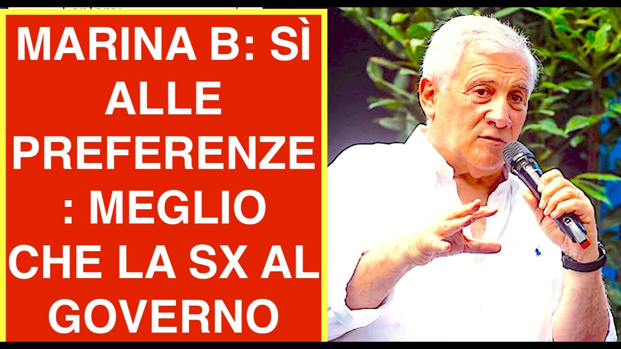 MARINA BERLUSCONI CAMBIA IDEA SÌ ALLE PREFERENZE: MEGLIO CHE LA SX AL GOVERNO