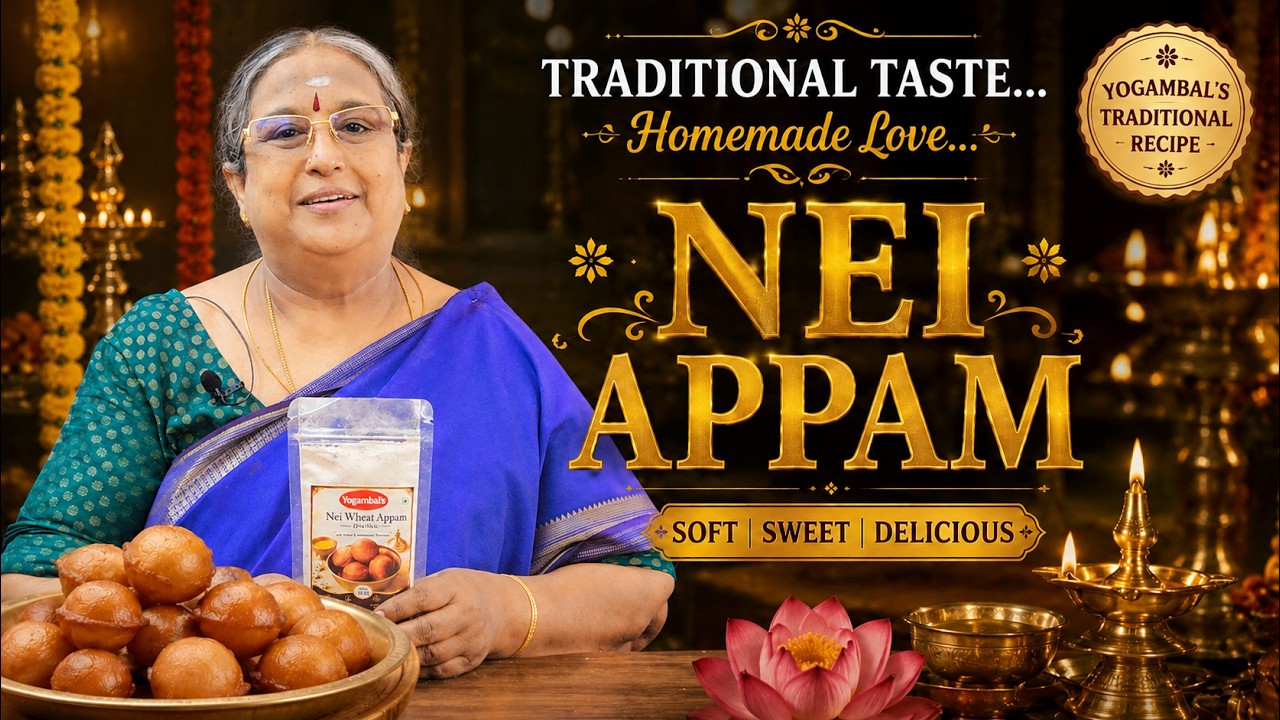 Nei Wheat Appam with Yogambal's Premix | Easy Traditional Sweet |