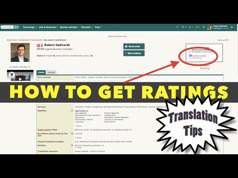 How to get a Rating on Proz com (Even if you didn't get hired on Proz)