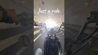 トンネルに響くバイクの音と出口の光が最高すぎた🤙 #バイク #steed400 #スティード400 #アメリカンバイク #街乗り