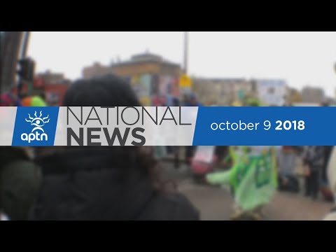APTN National News October 9, 2018 – March for Jackie Crazybull, new film in the Haida dialect