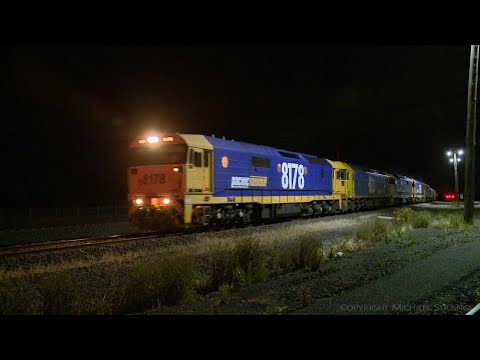 7731V Grain Train With 5 Diesel Locomotives (7/12/2020) - PoathTV Australian Railways