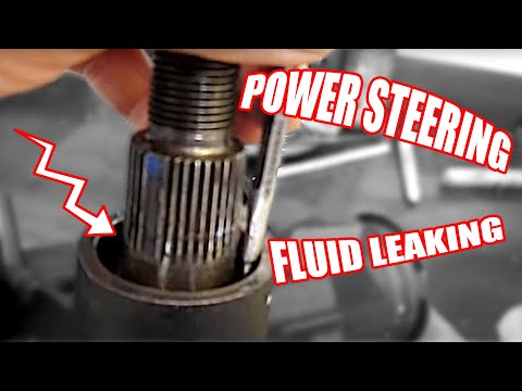 Power Steering Fluid Leaking on a General Motors Steering Gear Box