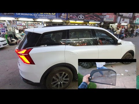 Mahindra XUV 700 installation Sun control magnetic curtain #04 bhopal