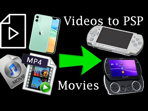How to convert & add Videos Movies or TV Shows to the SONY PSP with Windows or Mac
