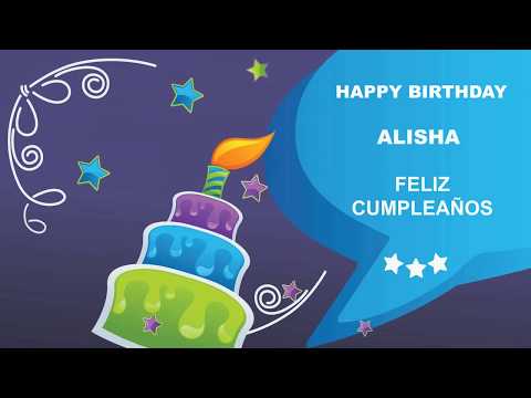 Alisha - Card  - Happy Birthday