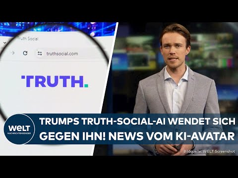 KI-WELT: Donald Trump setzt auf Truth Social auf widersprüchliches AI-Tool | News vom WELT-Avatar!