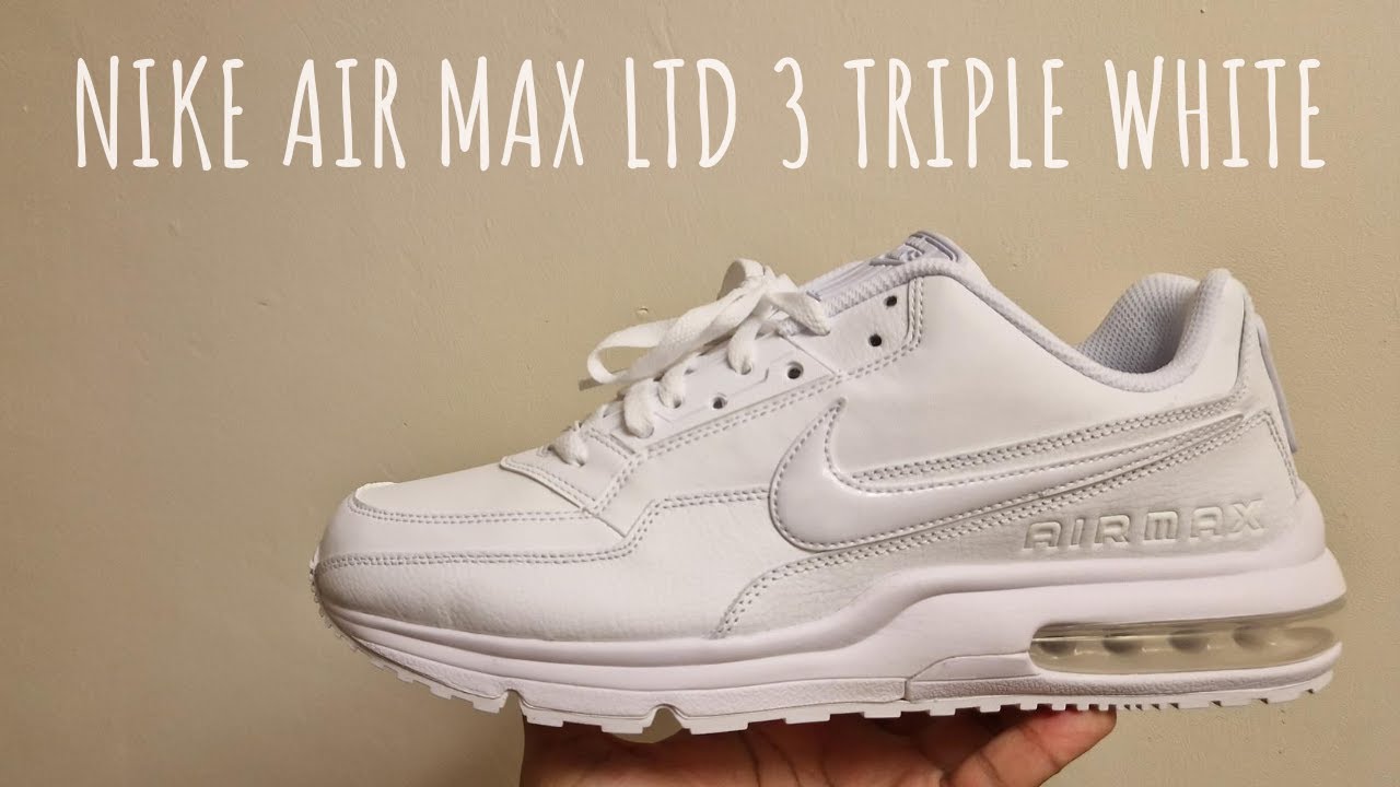 Watch video Nike Air Max LTD 3 Triple White Unboxing and On Foot Review Now Nike Air Max LTD 3 Triple White Unboxing and On Foot Review
