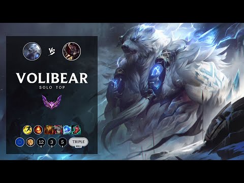 Volibear Top vs Darius - EUW Master Patch 12.17