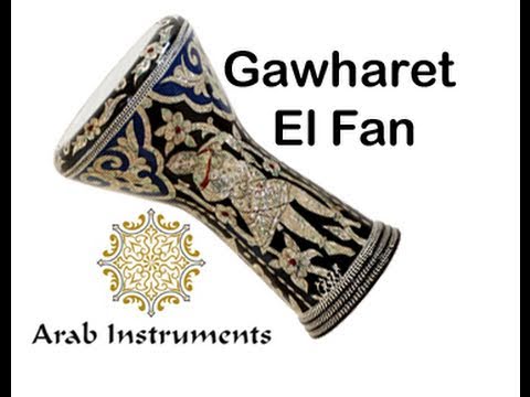 Buy a Professional Mother of Pearl Black Darbuka - طبلة