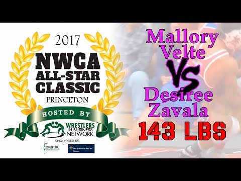 2017 NWCA All Star Classic - 143 - Mallory Velte vs Desiree Zavala