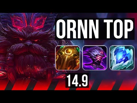 ORNN vs JAX (TOP) | Comeback, Rank 10 Ornn | TR Grandmaster | 14.9