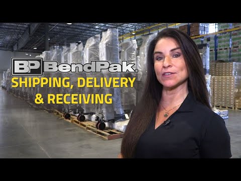 BendPak's Shipping, Delivery, & Receiving Information