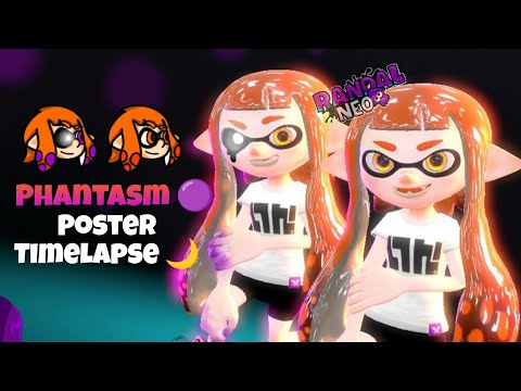 [SFM - Splatoon] Phantasm poster Timelapse 🕒 #splatoonsfm