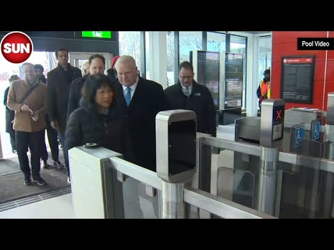 WATCH Official opening of the new Finch West LRT