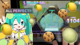 【🍋🍈🍪✨】LEMON MELON COOKIE(MASTER 29) ALL PERFECT【#プロセカ6周年】