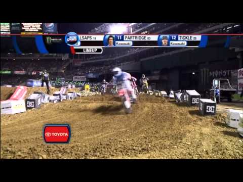2012 Oakland Supercross - Main Event Holeshot and First Lap