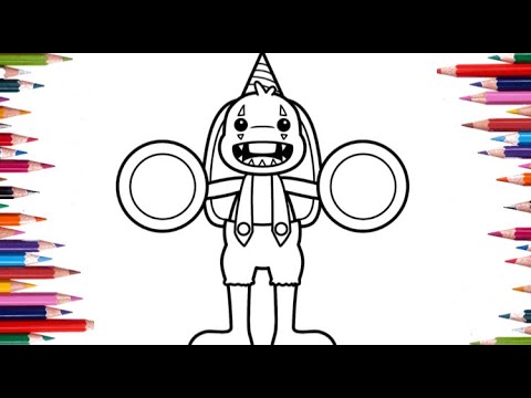 Bunzo Bunny Poppy Playtime Coloring Page / Poppy Playtime Chapter 2