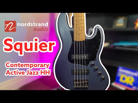 Nordstrand Big Single Pickups + Squier Contemporary Active Jazz Bass HH - Sound Demo