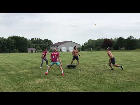 Wabi Sabi vs. Hilltop Spikes Roundnet Highlights on a Revol set