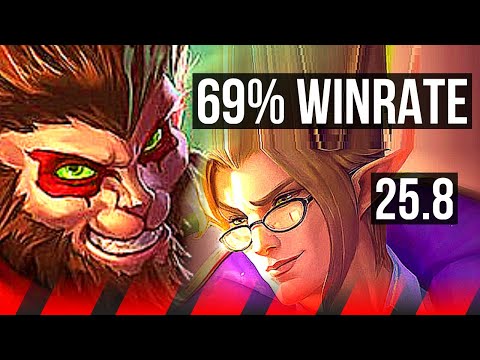 WUKONG vs VLADIMIR (TOP) | 69% winrate, 9/2/8, Legendary | EUW Diamond | 25.8