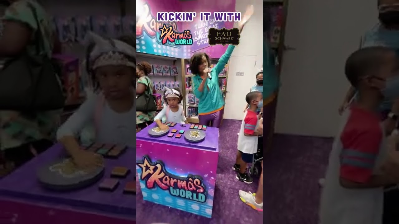 Kickin' It With Karma's World at FAO Schwarz!