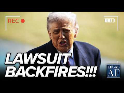 Trump Grows DESPERATE as His LAWSUIT BACKFIRES
