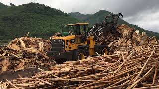 Bán máy xúc lật gắp gỗ có tháo lắp nhanh - 0833.438.333