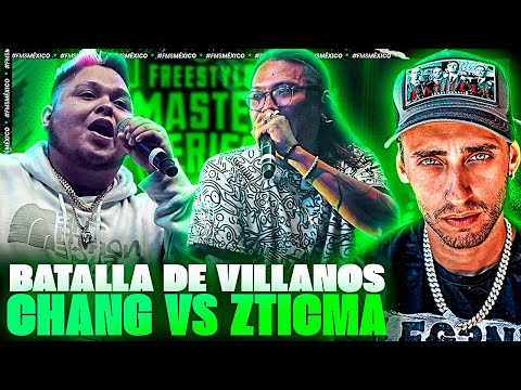 😈 BATALLA DE VILLANOS 😈 BLON REACCIONA A CHANG VS ZTICMA | FMS MÉXICO 🇲🇽
