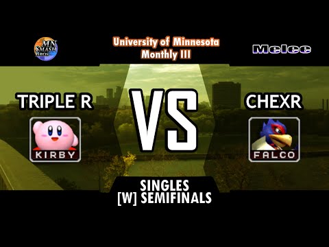 UoM-M3: Melee Singles [W] Semifinals - Triple R (Kirby) vs. Chexr (Falco)