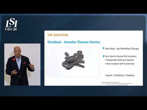 Michael Butler, KinetiX Group and Spinol - Minimally invasive annular repair implant | LSI USA '26