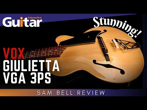 Vox Giulietta Semi acoustic VGA-3PS Archtop guitar Brand new gig case. image 11