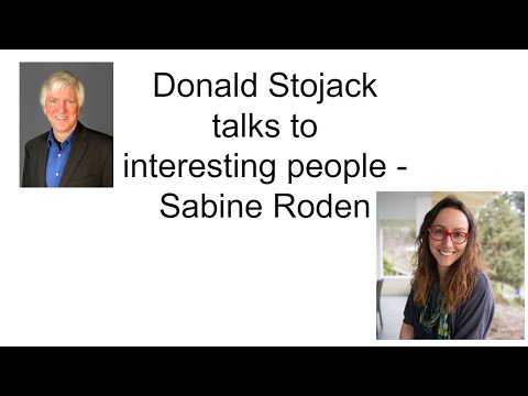 Donald Stojack talks with Sabine Roden