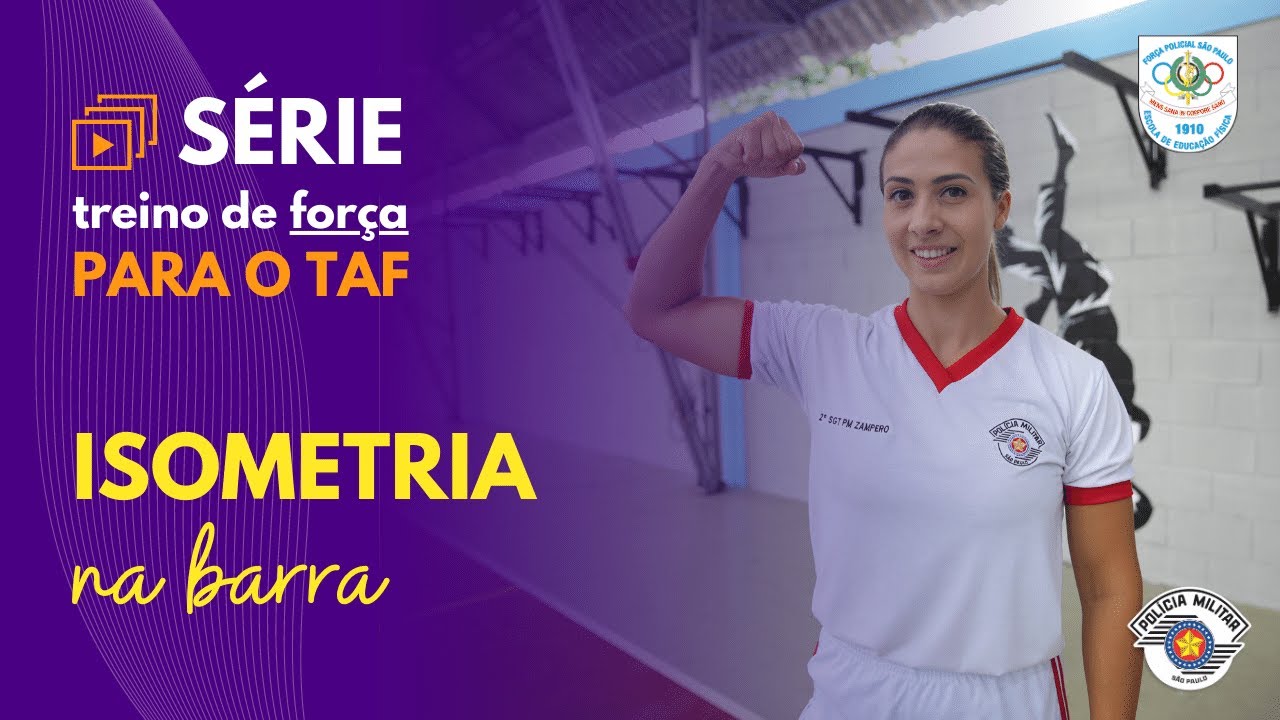 Treino de Força para o teste de Isometria na Barra - TAF PMESP