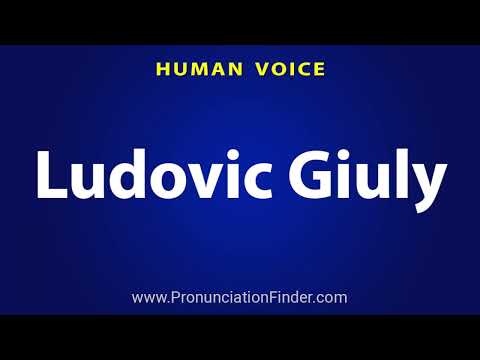 How To Pronounce Ludovic Giuly