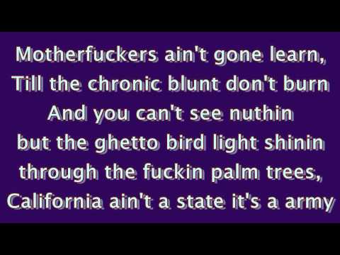 State Of Emergency - The Game Feat. Ice Cube (Lyrics On Screen) (FULL 1080p HD)