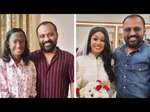 Bridal makeover for Inspiring Chinchu Antony Flowers TV show  by Vikas vks makeup artist