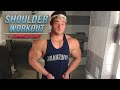 Shoulder Workout + Voiceover Tips | Road To IFBB Pro EP 5