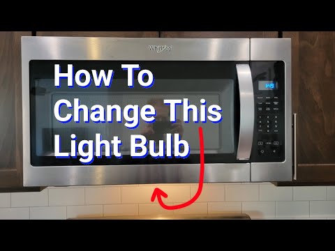 Whirlpool Microwave – How To Replace Light Bulb Under The Microwave