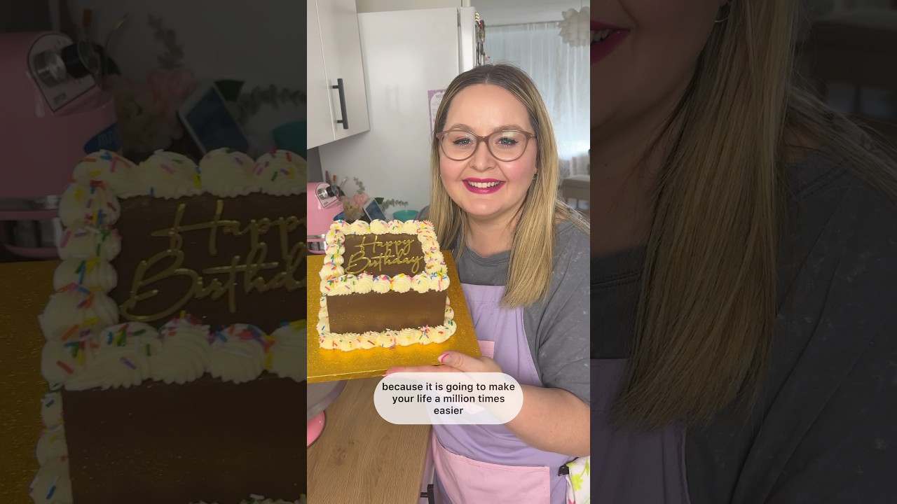 Even if you’re a beginner, you’ll be making square cakes like a PRO with our Square Frost Form Kit!!