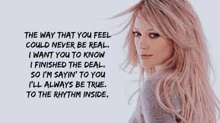 Hilary Duff - Beat Of My Heart || Lyrics