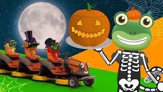 Download lagu Gecko s Halloween Stretching Trucks Bake A Pumpkin... mp3