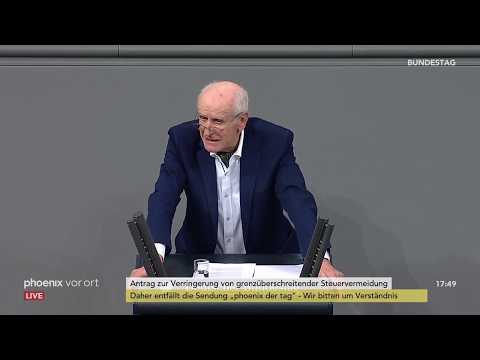 Bundestagsdebatte zu grenzüberschreitenden Steuergestaltungen am 12.12.19