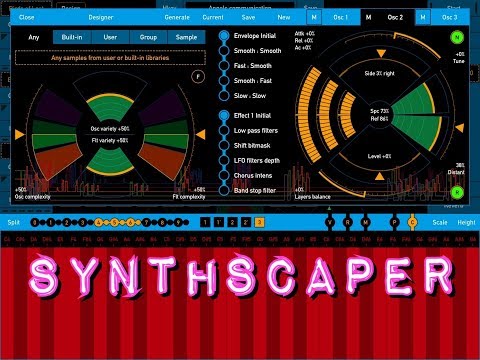 SYNTHSCAPER - Let's Explore This Amazing Synth - Demo for the iPad