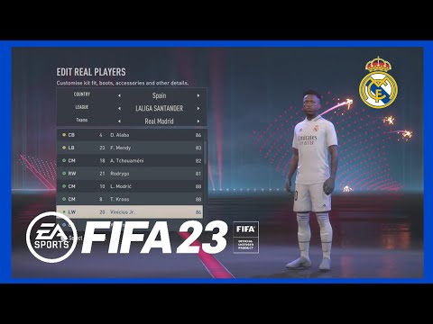 ELENCO DO REAL MADRID NO FIFA 23 NO PS5 |Gameplay HD|