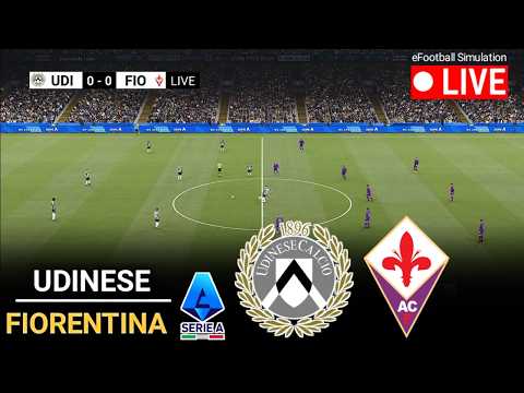 🔴LIVE - Udinese vs Fiorentina l Serie A Italia 2025/26 l Simulazione video di gioco eFootball Pes 21