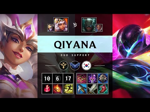 Qiyana Support vs Pyke - KR Diamond Patch 25.S1.3